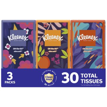 Kleenex® On-The-Go Ultra Facial Tissues - Pocket Pack